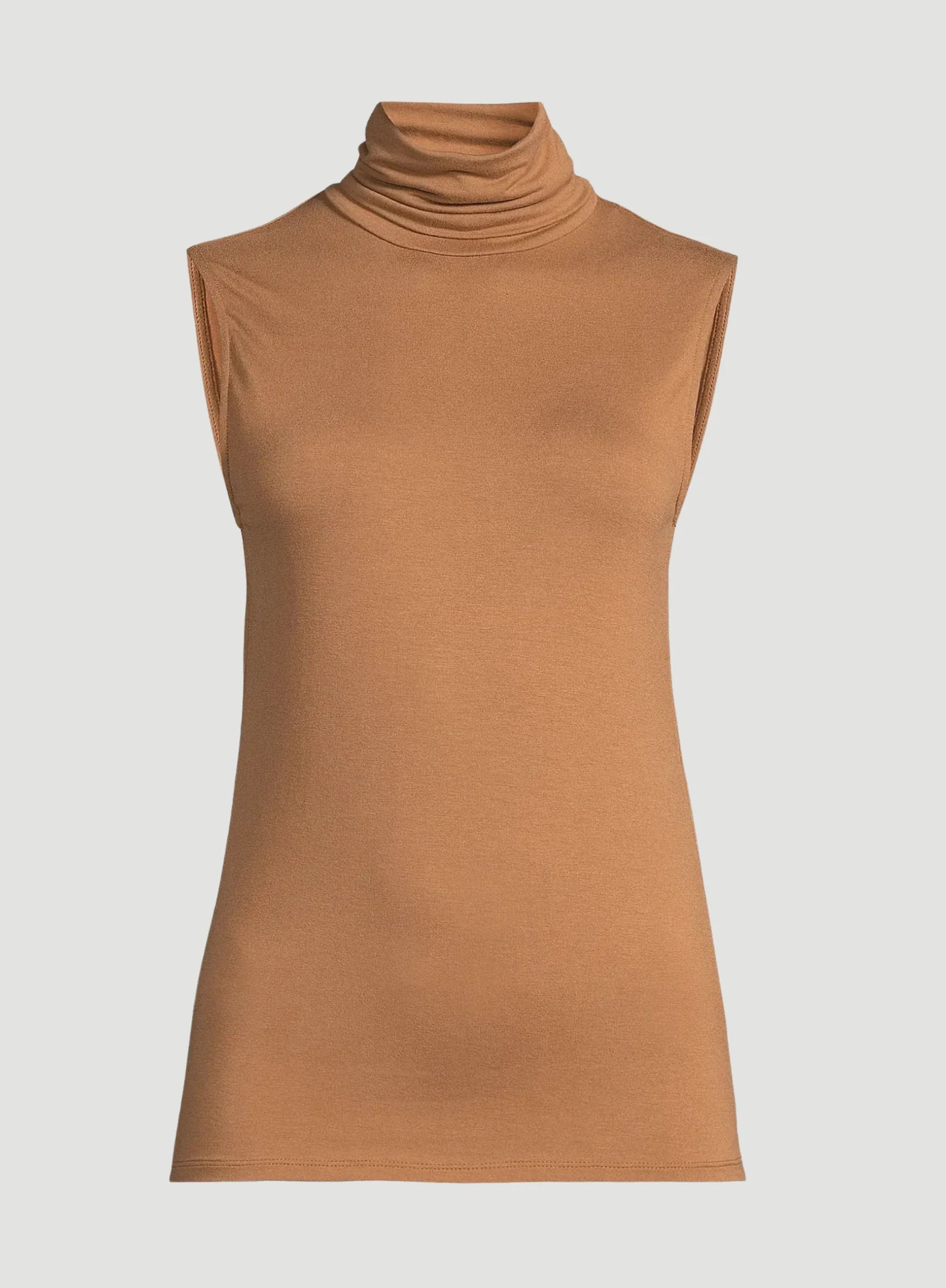 Soft Touch Sleeveless Turtleneck