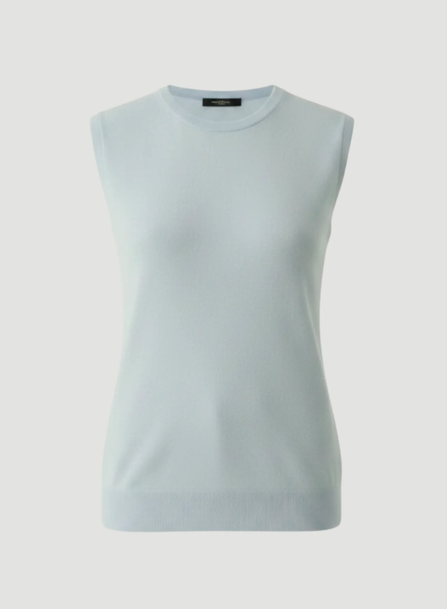 100% Machine Washable Cashmere Sleeveless Crewneck T-Shirt