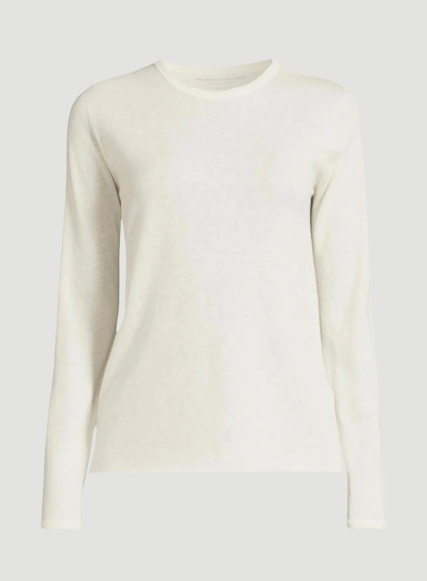 100% Machine Washable Cashmere Long Sleeve Crewneck T-Shirt