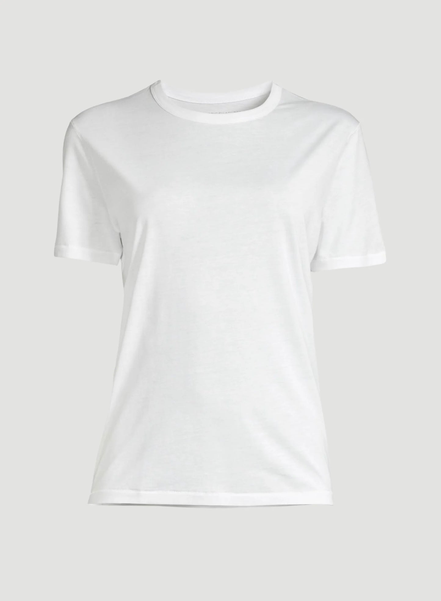 Lyocell Cotton Short Sleeve Semi Relaxed Crewneck T-Shirt