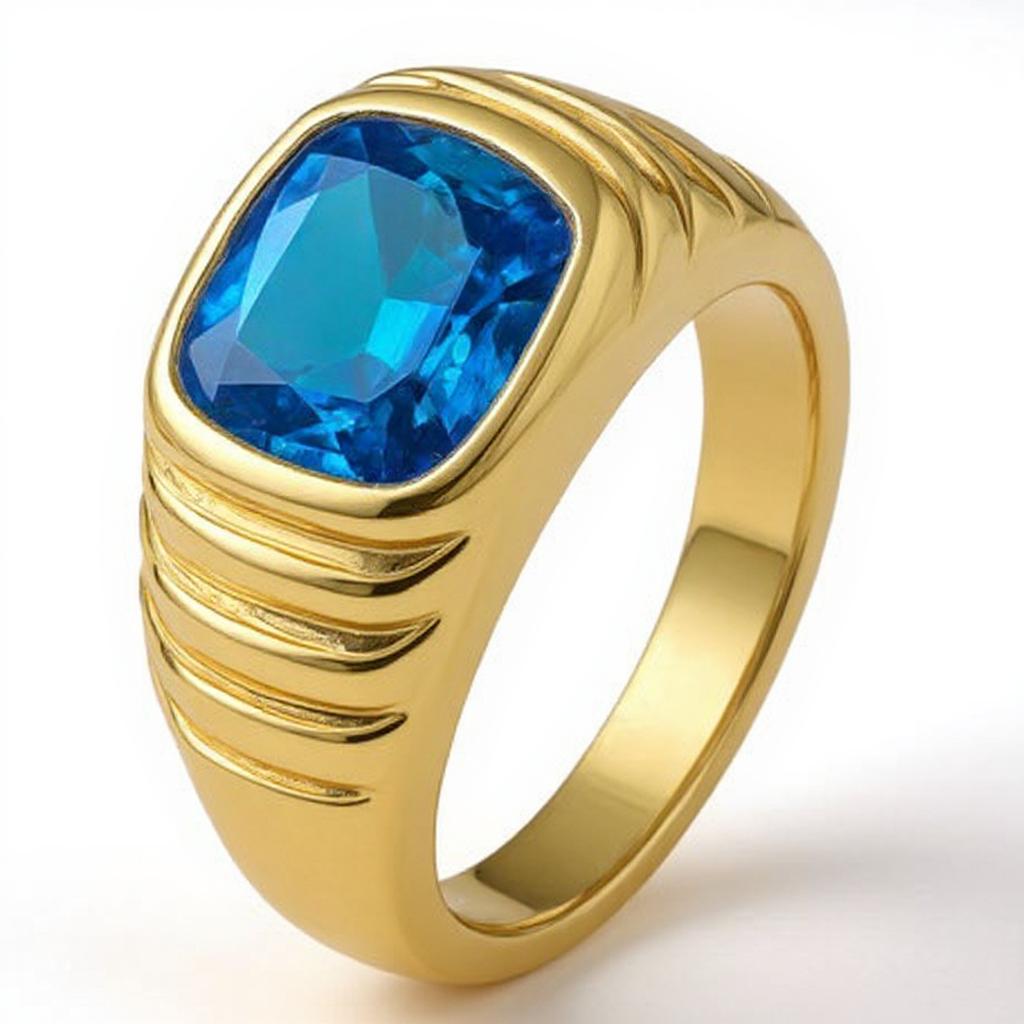 Never Forgotten Ring (For Men)<br>Cushion Cut • 12x10mm