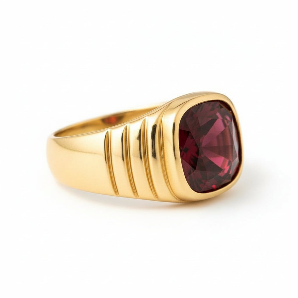 Never Forgotten Ring (For Men)<br>Cushion Cut • 12x10mm