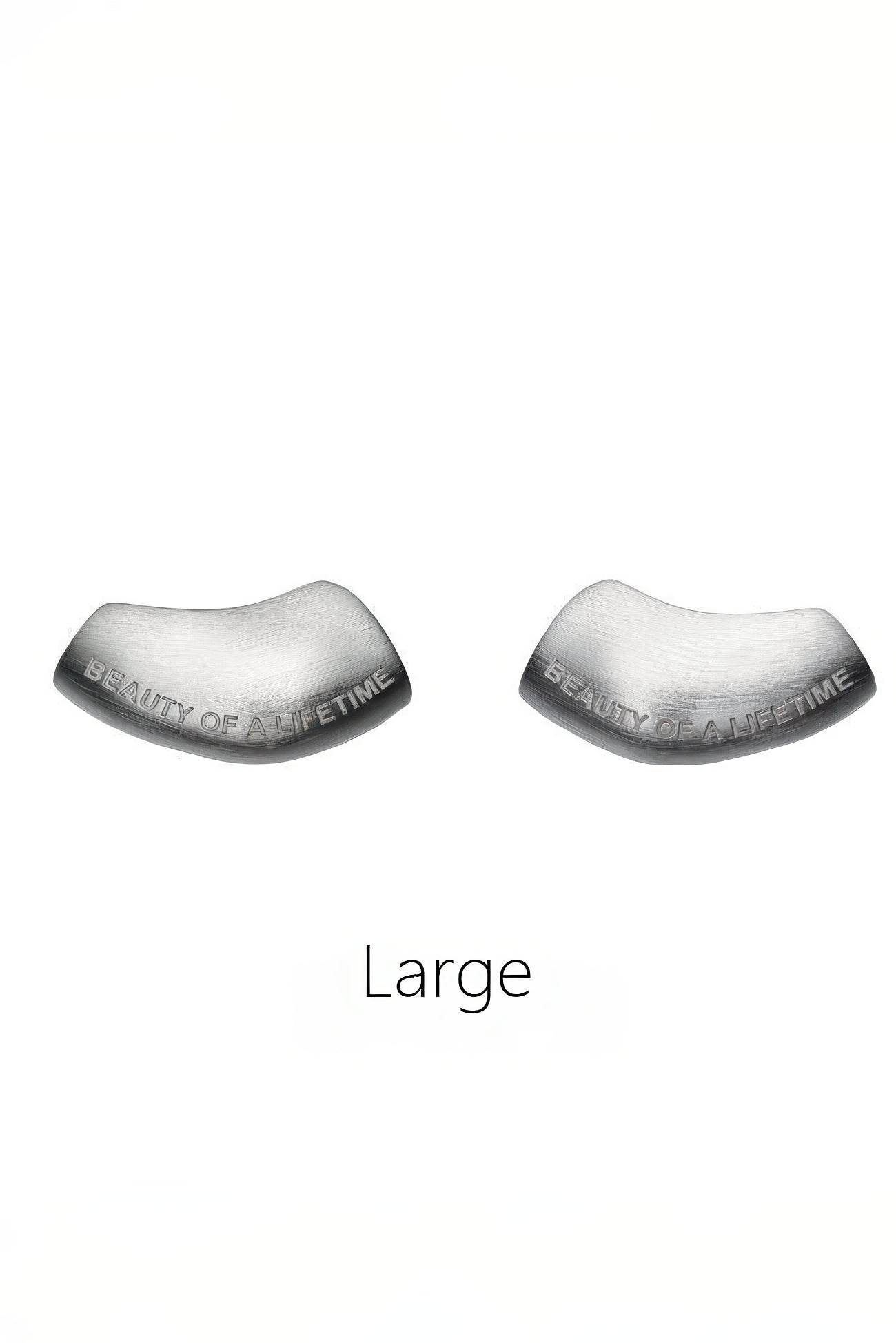 Modern Arc Earrings - Satin Finish Minimalist Jewelry,Unisex Style