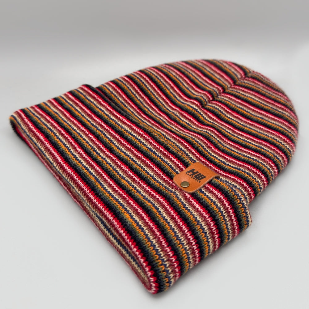 Traditional Cuffed Beanie, Multi Color Knit Winter Hat
