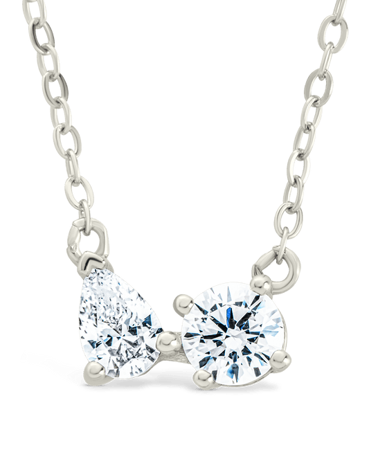 Sterling Silver Carolyn CZ Necklace