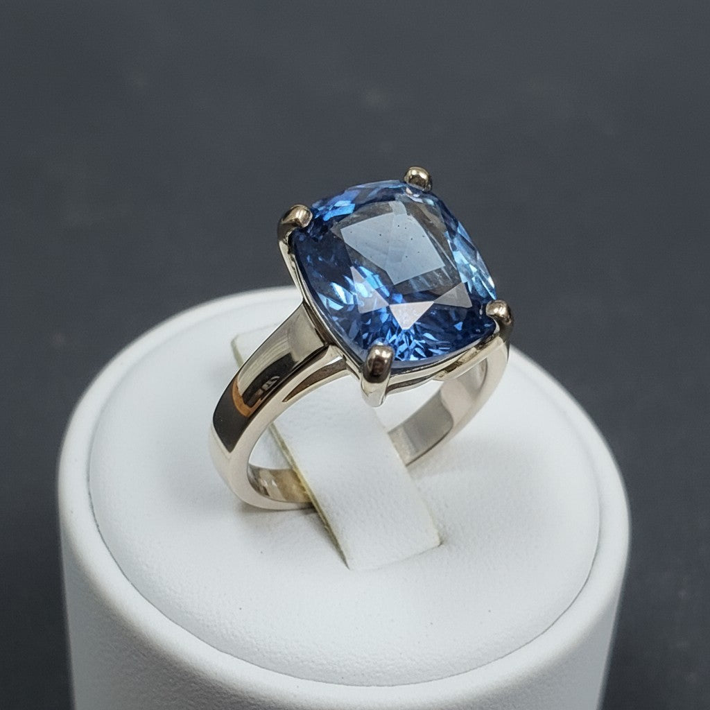 Never Forgotten Ring<br>Cushion Cut • Large 12x10mm