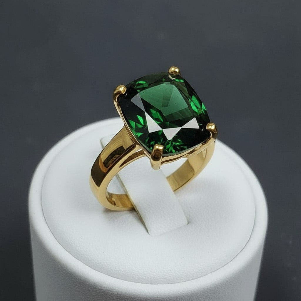 Never Forgotten Ring<br>Cushion Cut • Large 12x10mm
