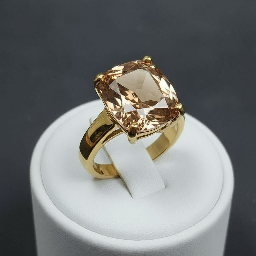 Never Forgotten Ring<br>Cushion Cut • Large 12x10mm