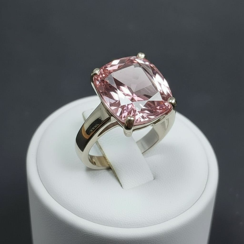 Never Forgotten Ring<br>Cushion Cut • Large 12x10mm