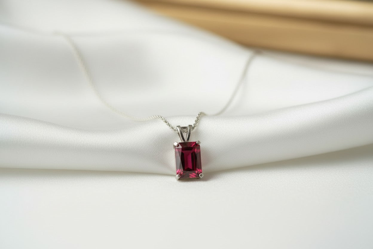 Never Forgotten Pendant<br>Cushion Cut • 16x12mm