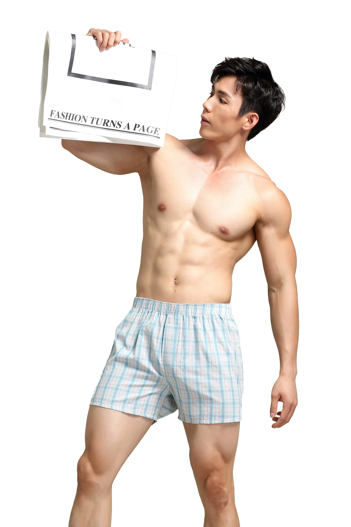 Men's Checkered Cotton Shorts - Comfortable & Relaxed Fit