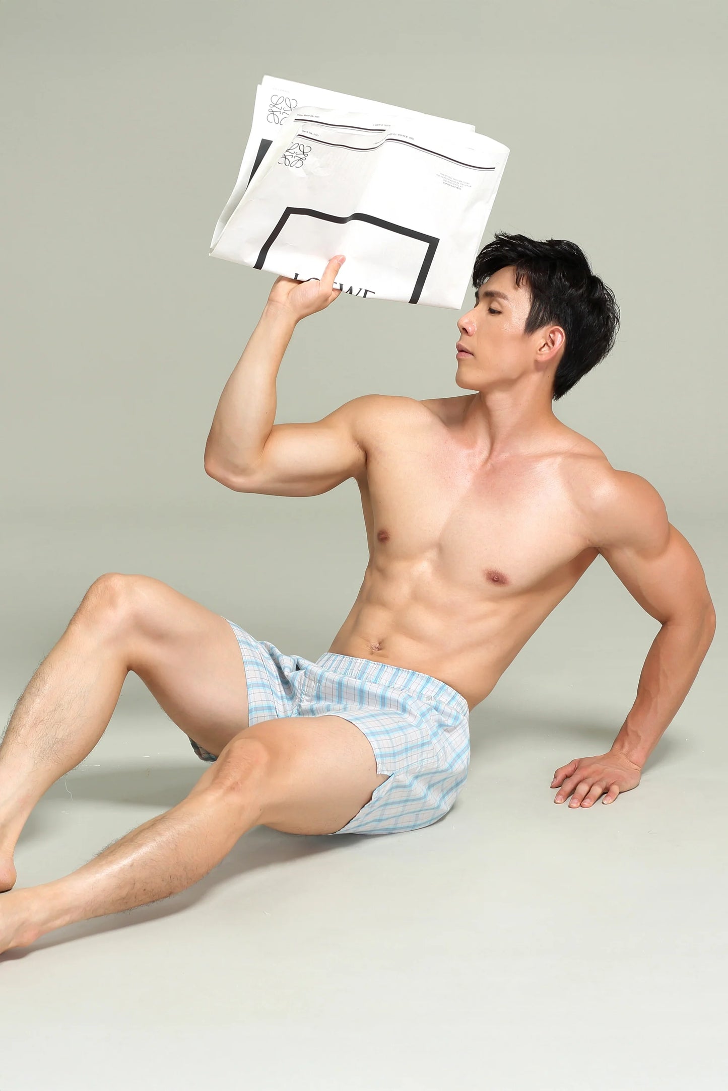Men's Checkered Cotton Shorts - Comfortable & Relaxed Fit