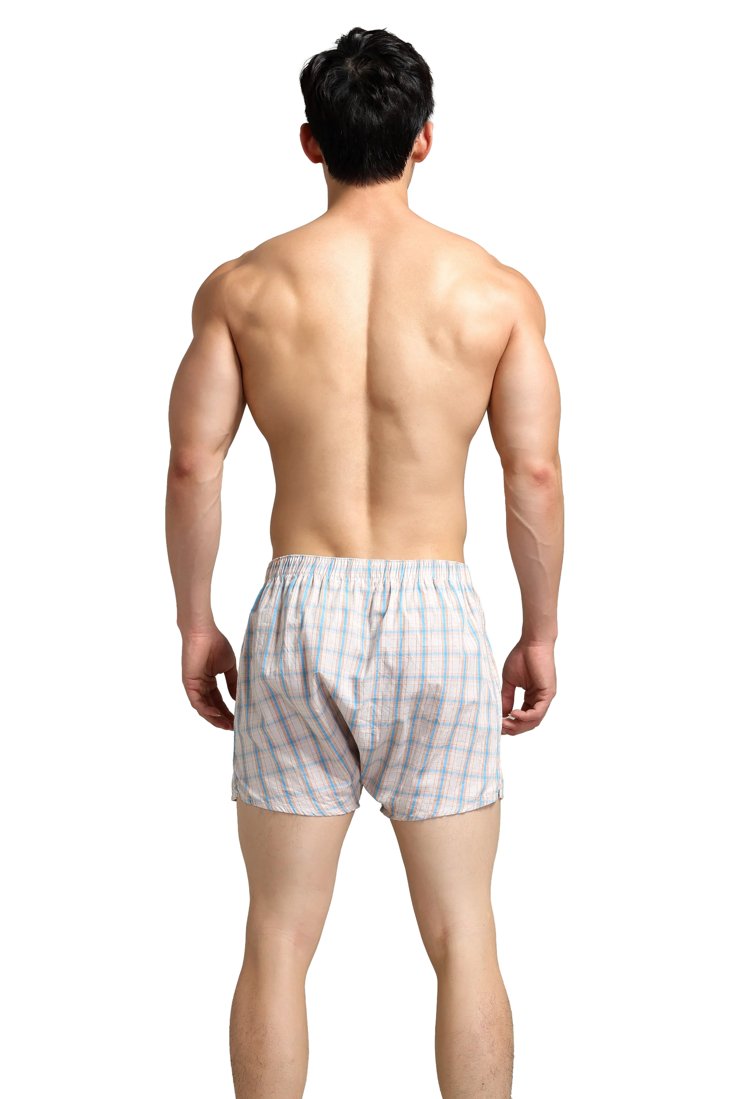 Men's Checkered Cotton Shorts - Comfortable & Relaxed Fit