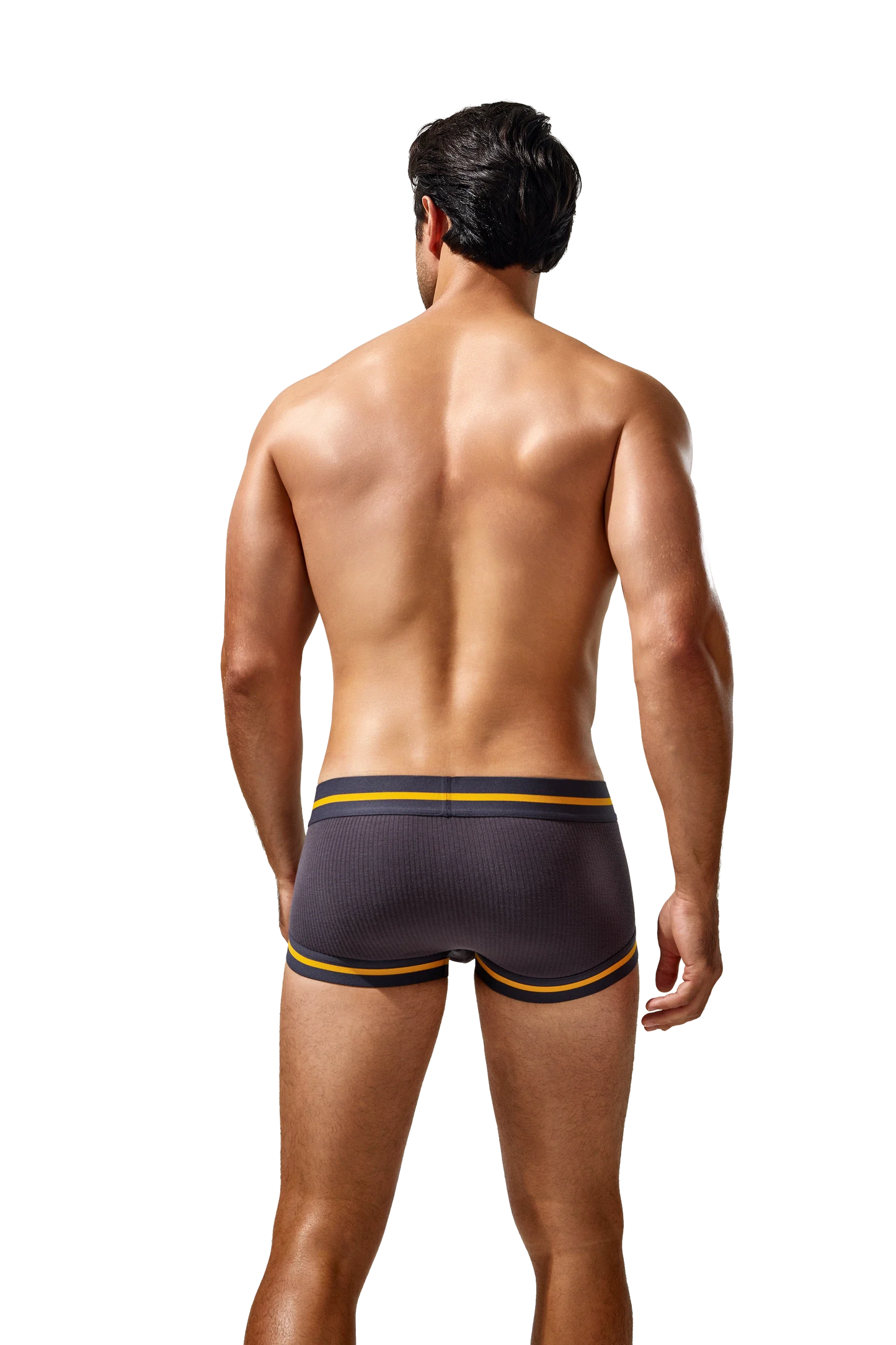 Men's Boxer Briefs , Breathable & Solid Colors