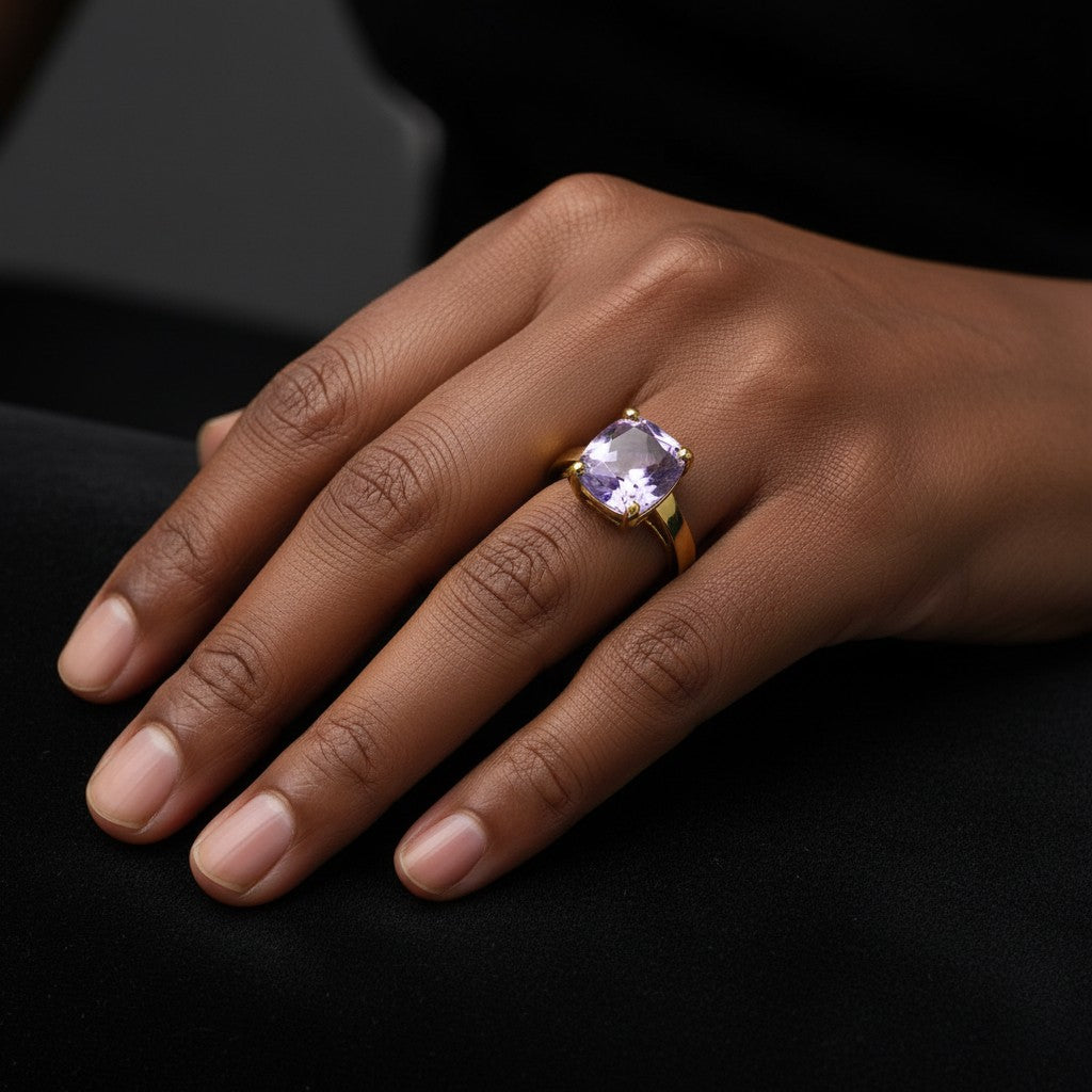 Never Forgotten Ring<br>Cushion Cut • Large 12x10mm