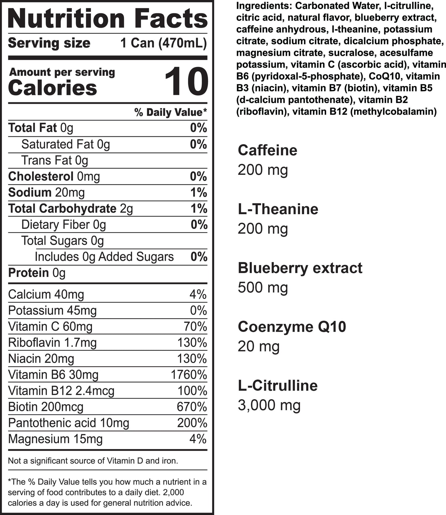 the Energy Drink™ Citrus Charge 12-Pack