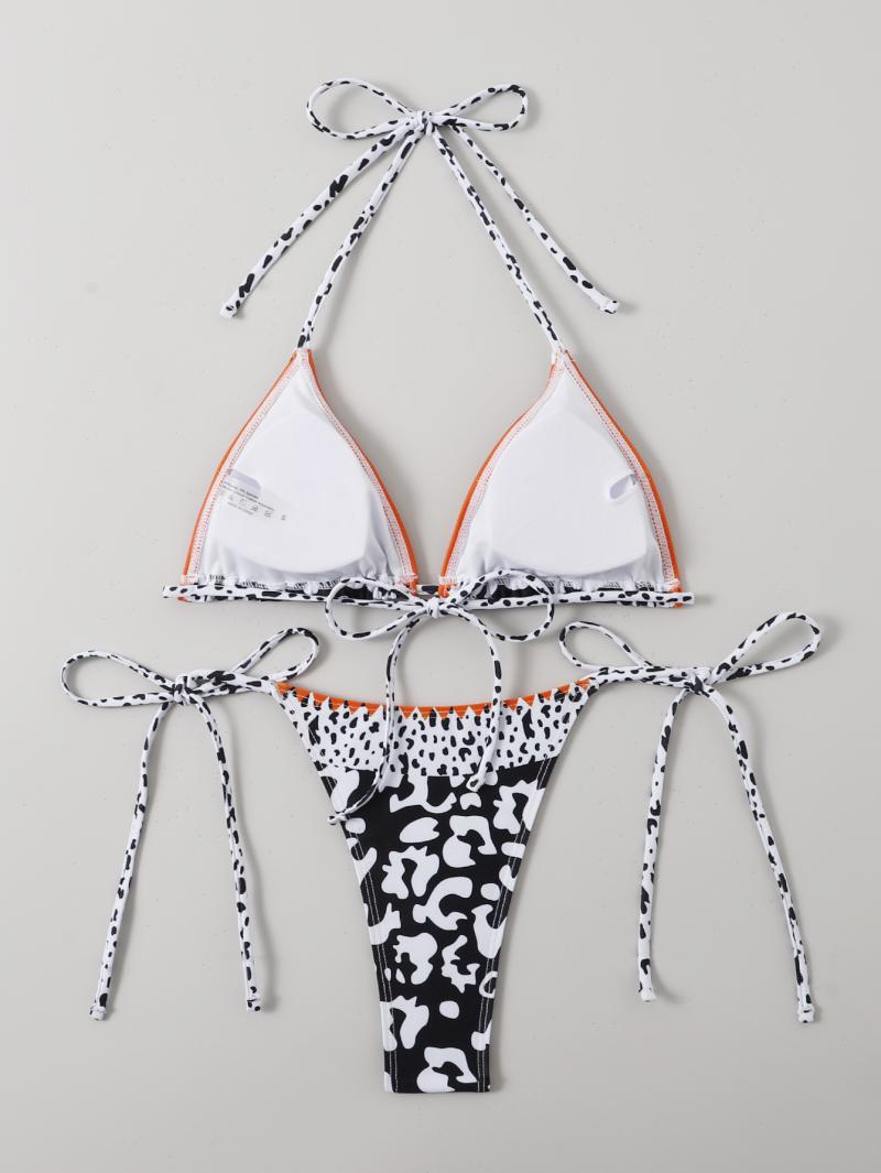 Women's Leopard Print Swimwear Set