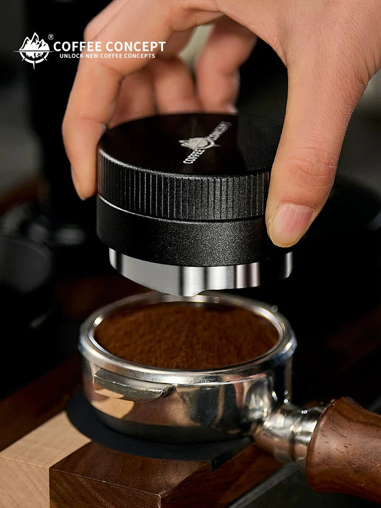 Vertical Striped Gravity Espresso Distributor - Stainless Steel Self-Leveling Tool 51/53/58mm From $16