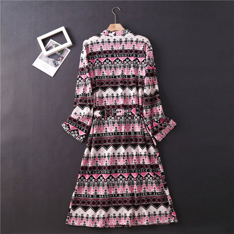 Spring and Autumn Cotton Waffle Kimono Bathrobe