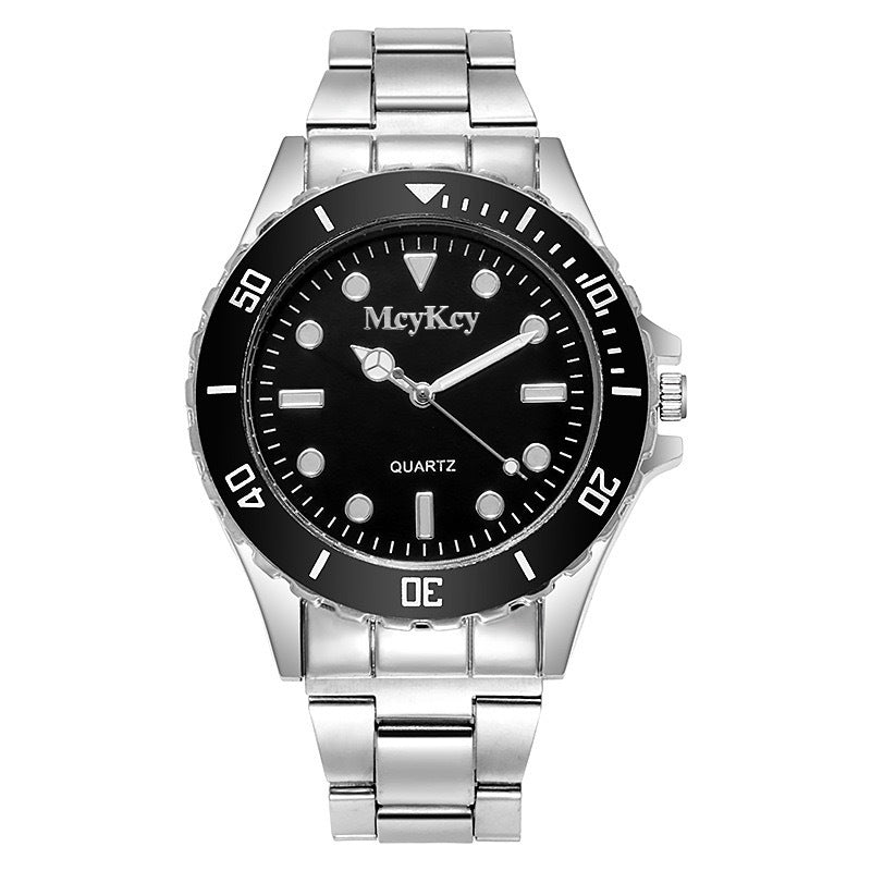 Business luminous quartz watch for students