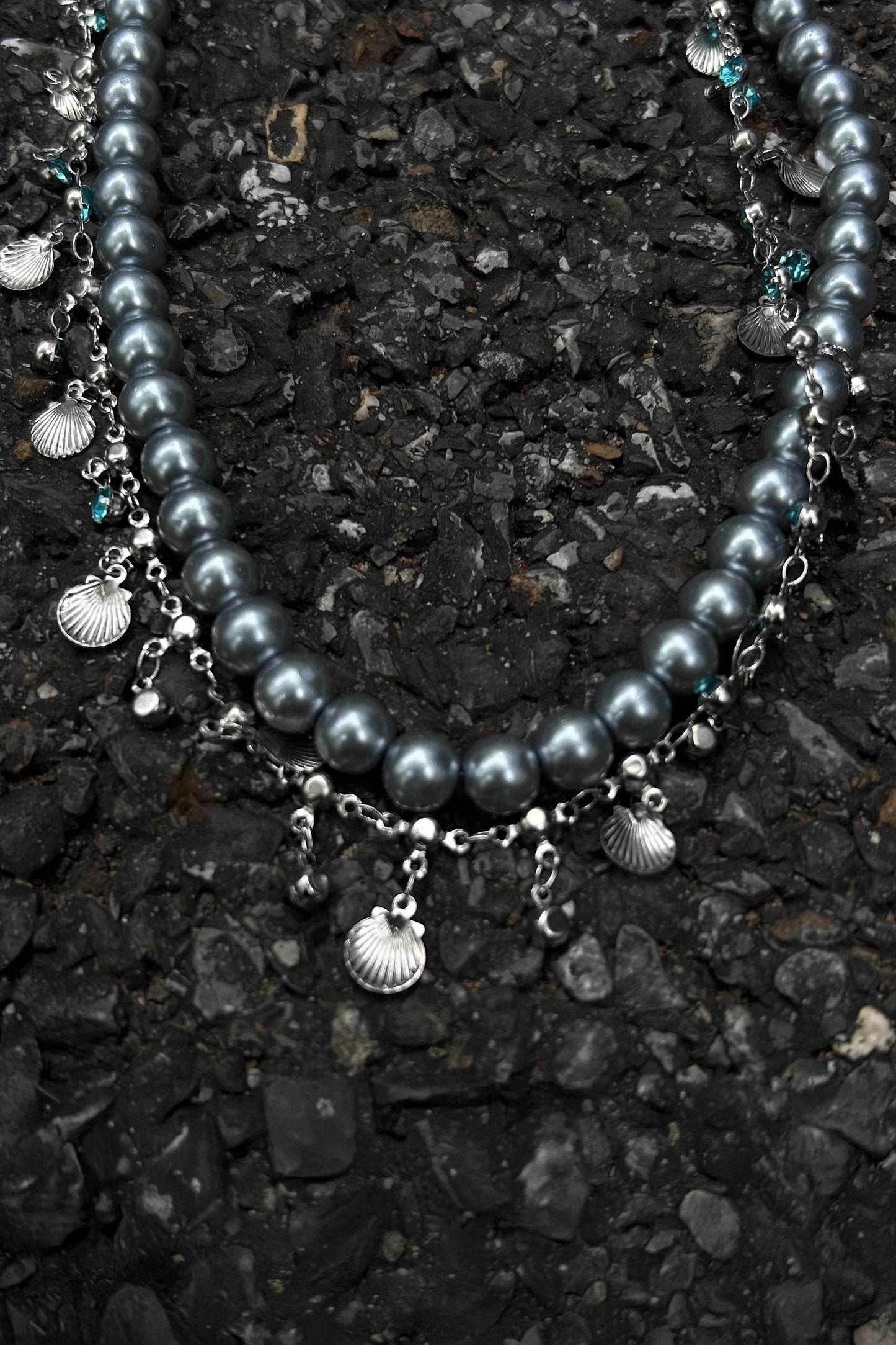 Ocean Wave Pendant Necklace