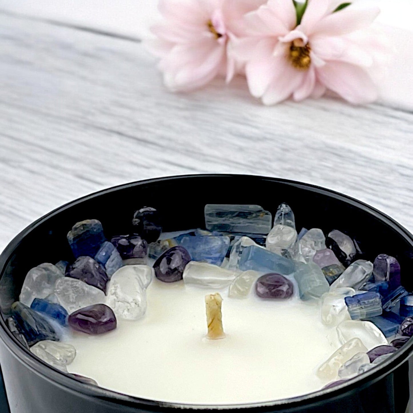 Pisces Zodiac Crystal Candle, 10oz