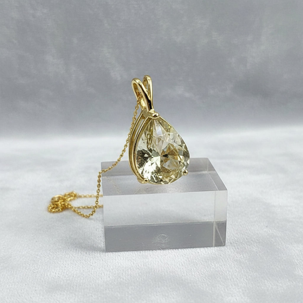 Peaceful Memories Pendant<br>Pear Cut • Large 16x12mm