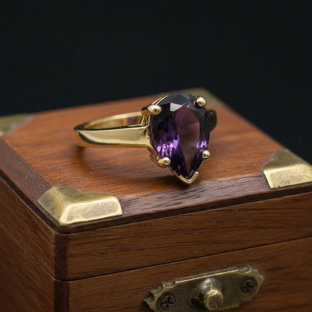 Peaceful Memories Ring<br>Pear Cut • 11x8mm