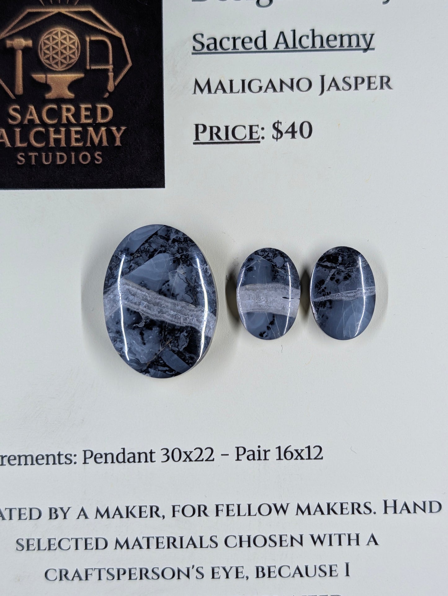 Oval Shape - Maligano Jasper - Design-Ready Set