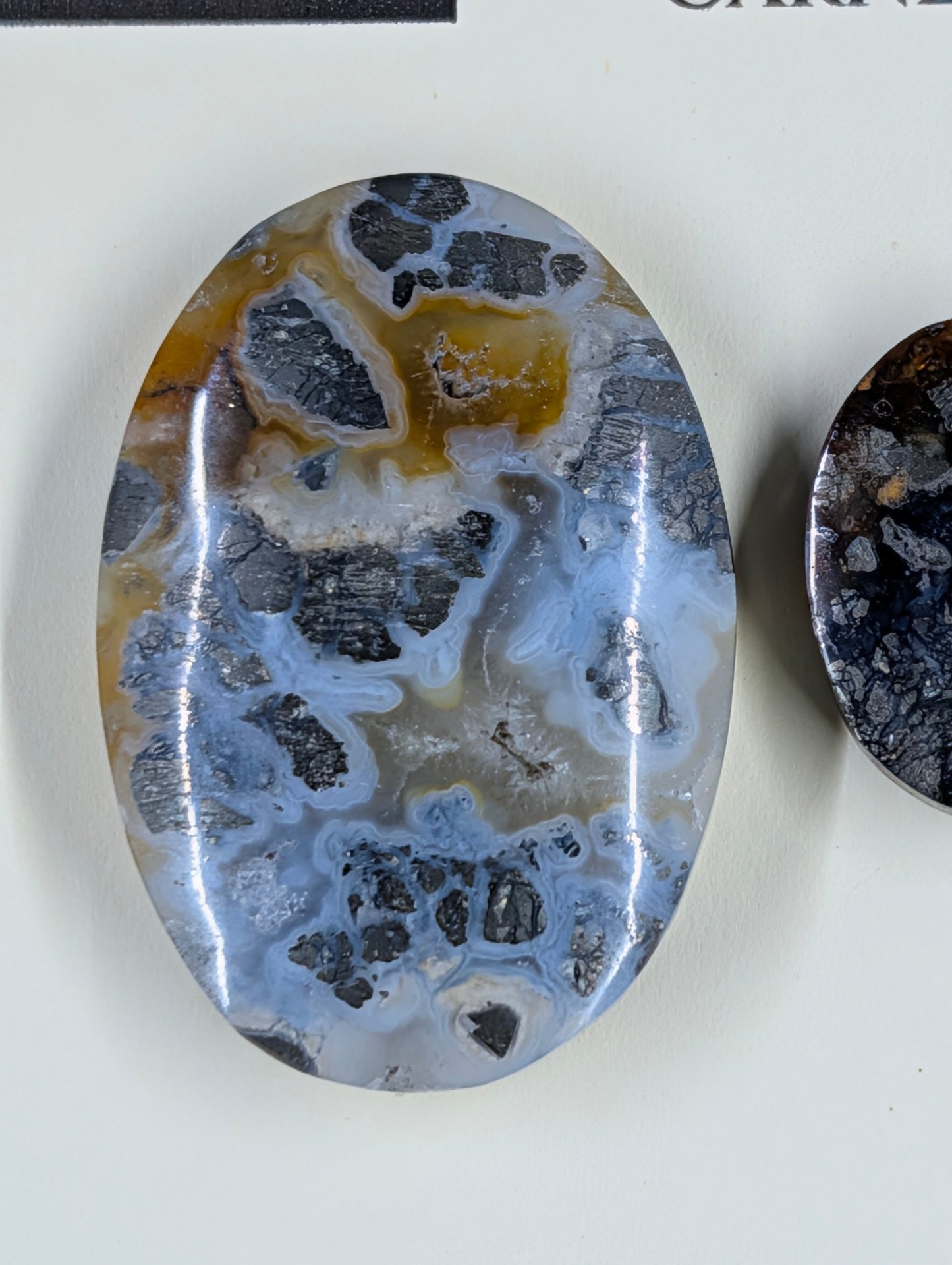 Oval Shape - Marcasite in Agate - Sacred Alchemy Select - Design-Ready Set