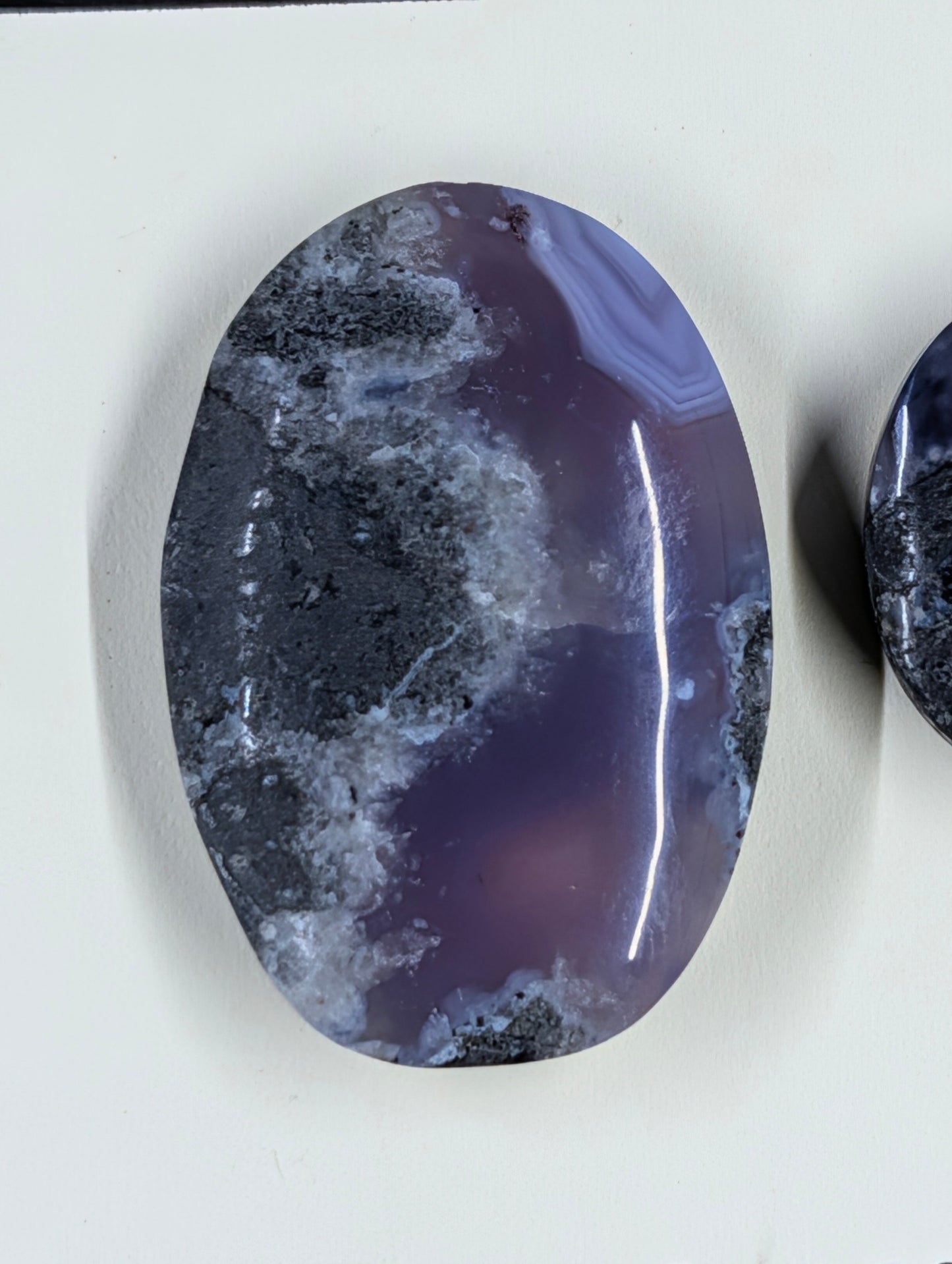 Oval Shape - Purple Moss Agate - Design-Ready Set
