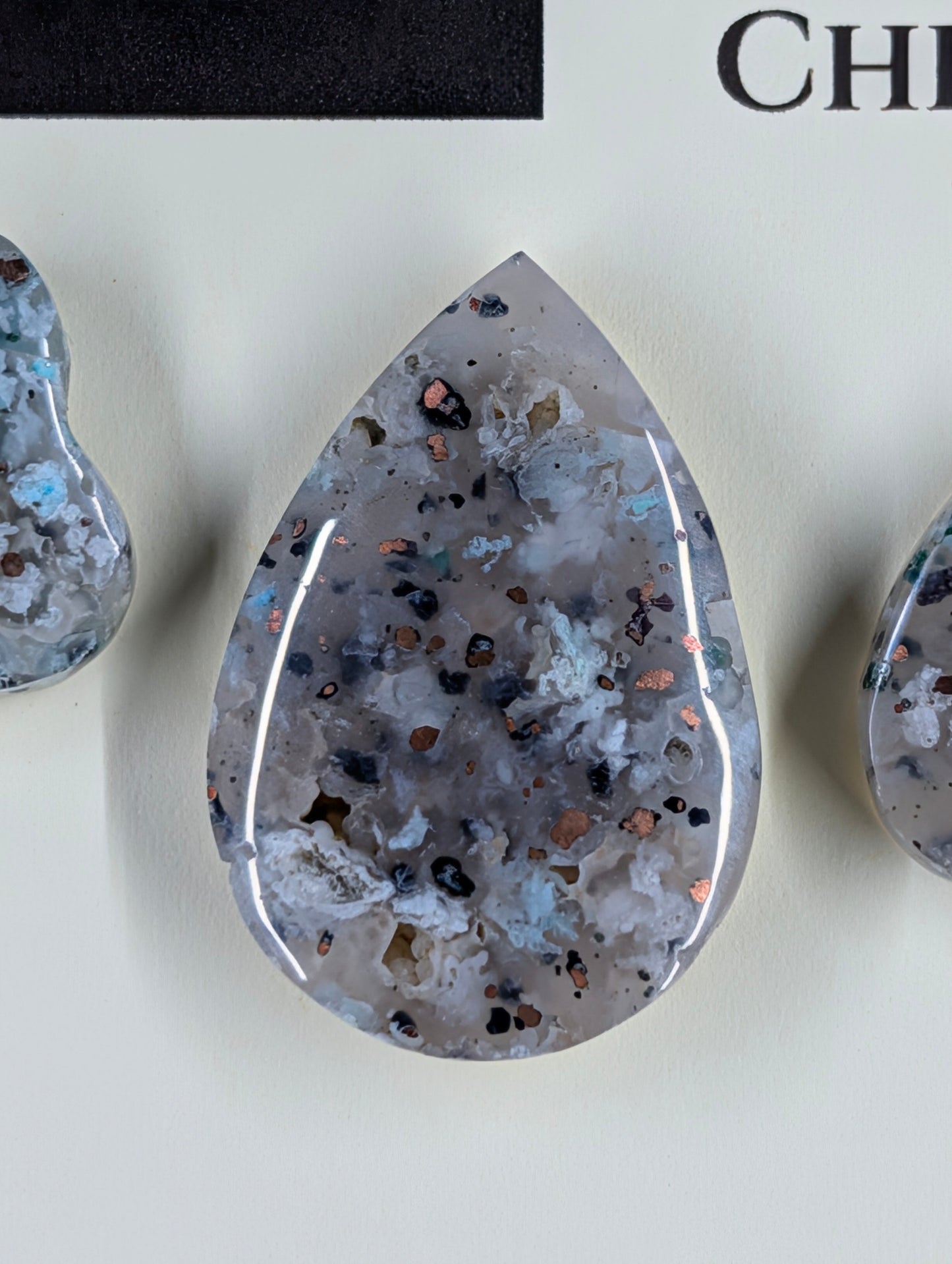 Tear Shape - Confetti Chrysocolla - Sacred Alchemy Select - Design-Ready Set