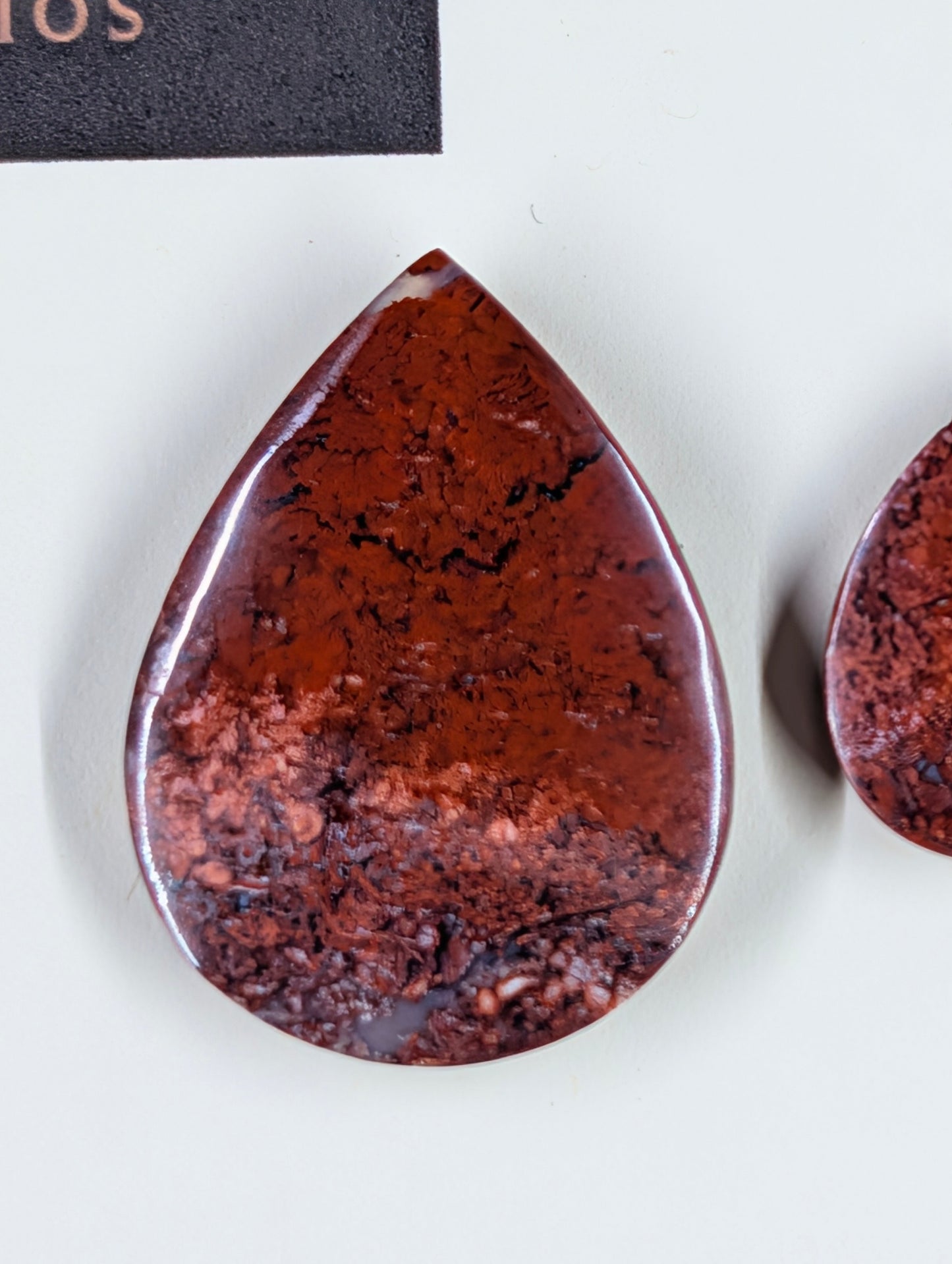 Tear Shape - Red Moss Agate - Design-Ready Sets