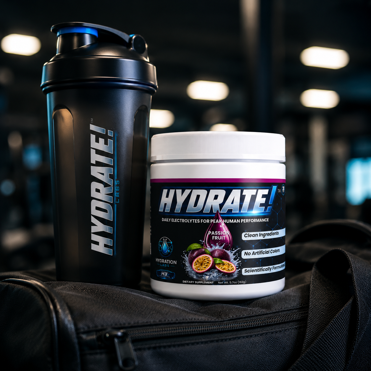 HYDRATE! (Passion Fruit) Advanced Electrolyte Hydration Powder