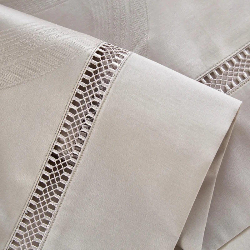 Premium Egyptian Cotton Jacquard Duvet Cover Set | 3CARATS
