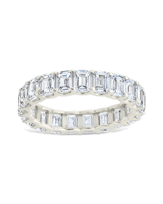 Sterling Silver Rio Baguette CZ Ring