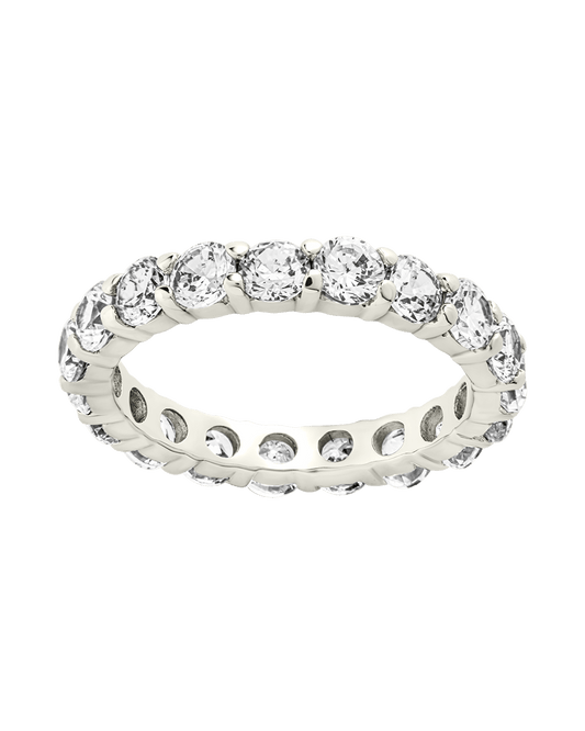 Sterling Silver Gracie CZ Eternity Ring