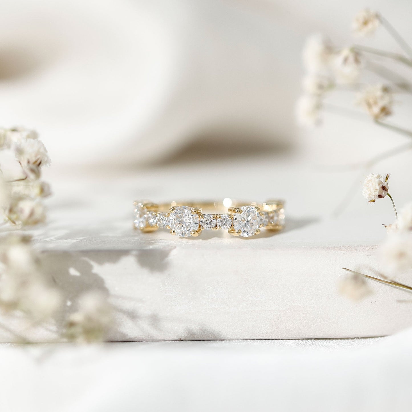 Lab Grown Diamond Stackable Eternity Ring For Women