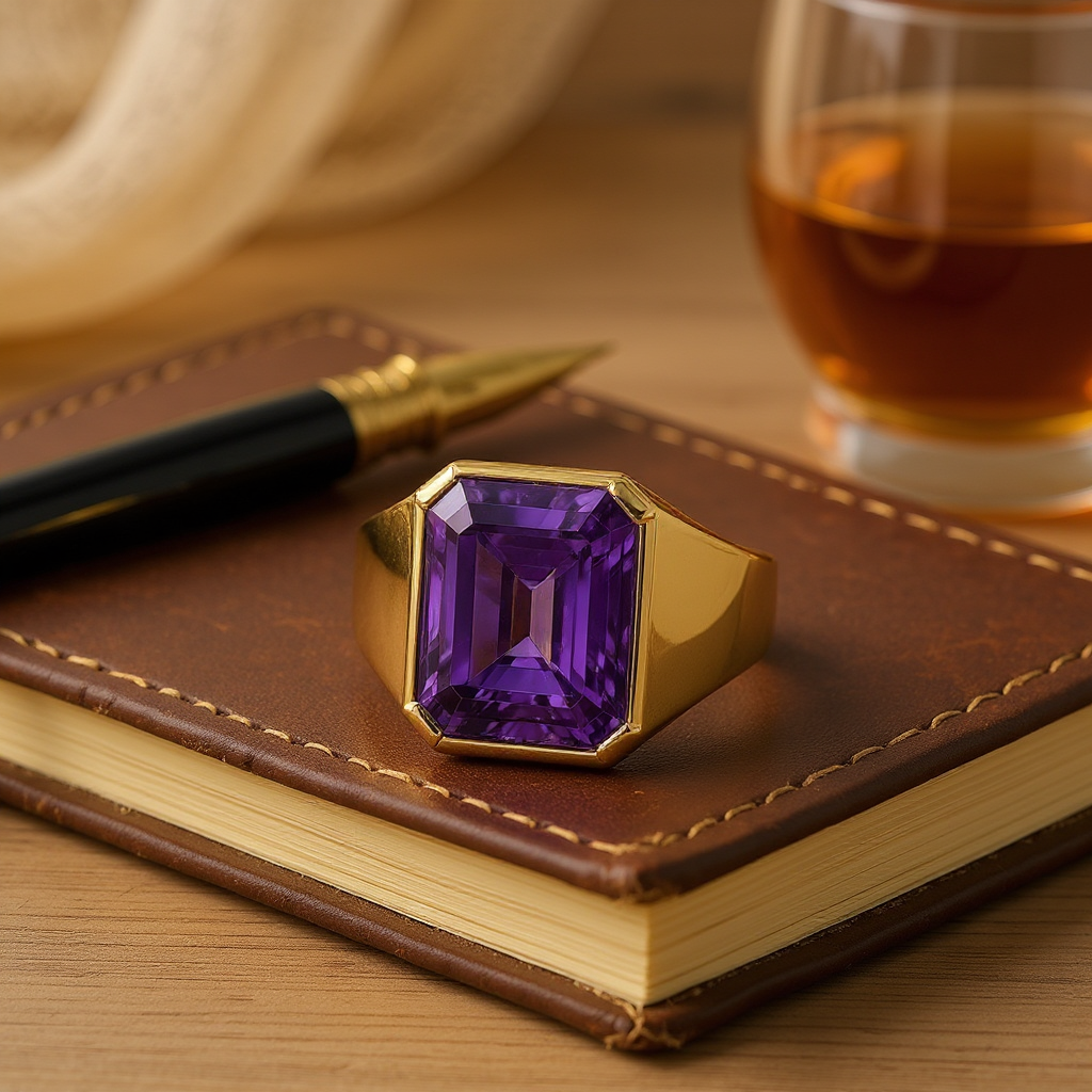 Radiant Life Cremation Ring (For Men)<br> Radiant Cut • 12X10MM