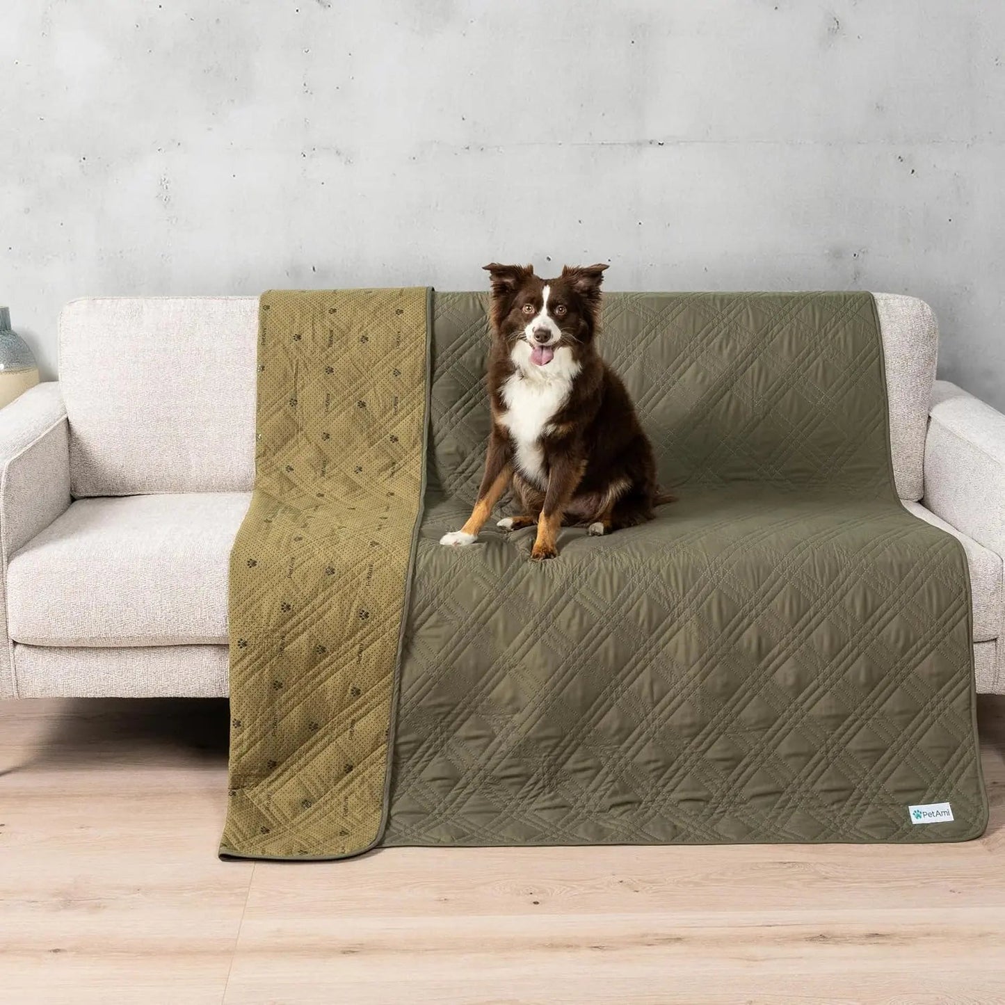 Reversible Waterproof Couch Cover – Washable Furniture Protector for Pets