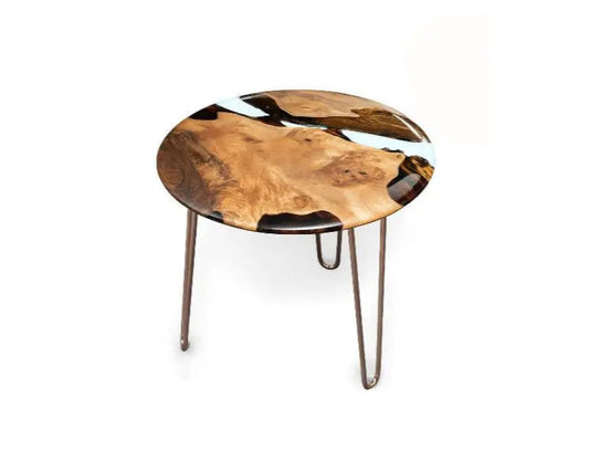 Round Side - End - Accent Table with rounded edge | Osso Collection