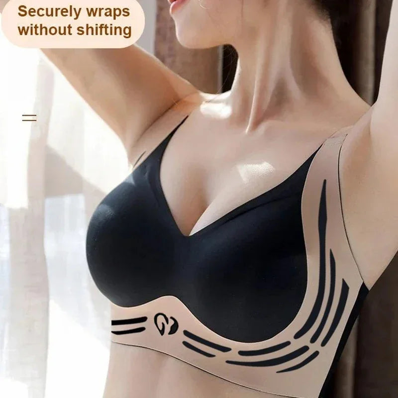 Wireless Push Up Support Bra for Women