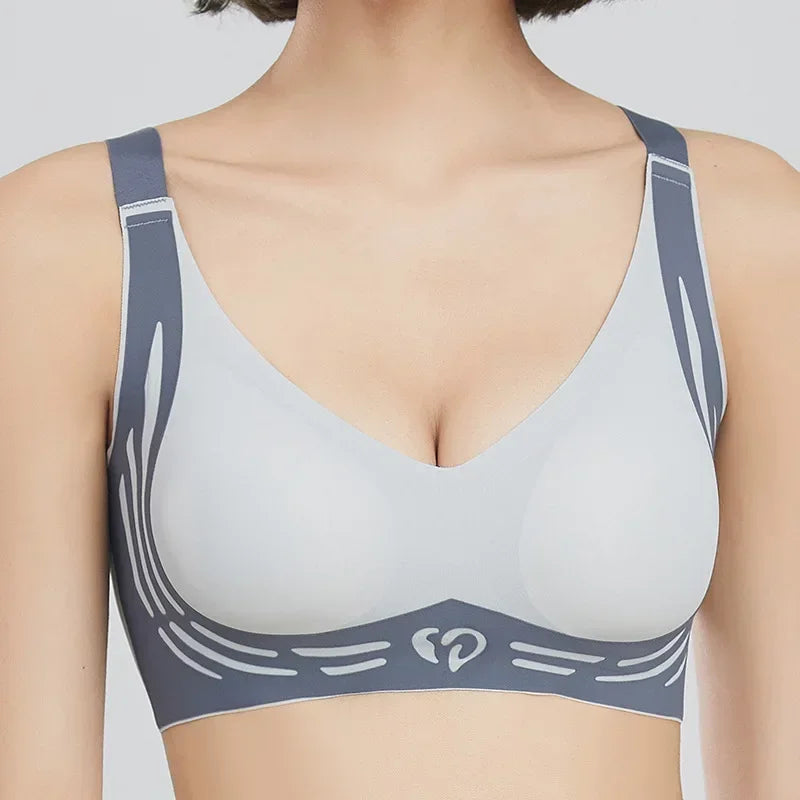 Wireless Push Up Support Bra for Women