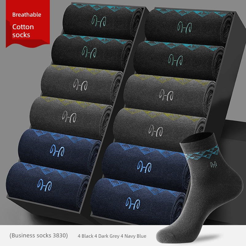 Pure Fresh Cotton Four Seasons Youth or Men's Socks