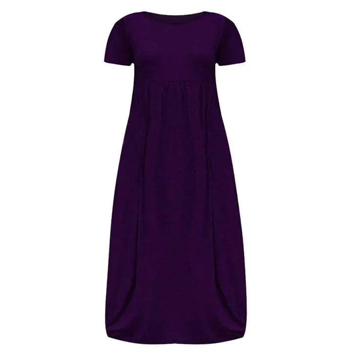 Summer Long Casual Dres Women High Waist Street Sle H Version Cotton Linen Skirt Big Size Fem Faionable Gown