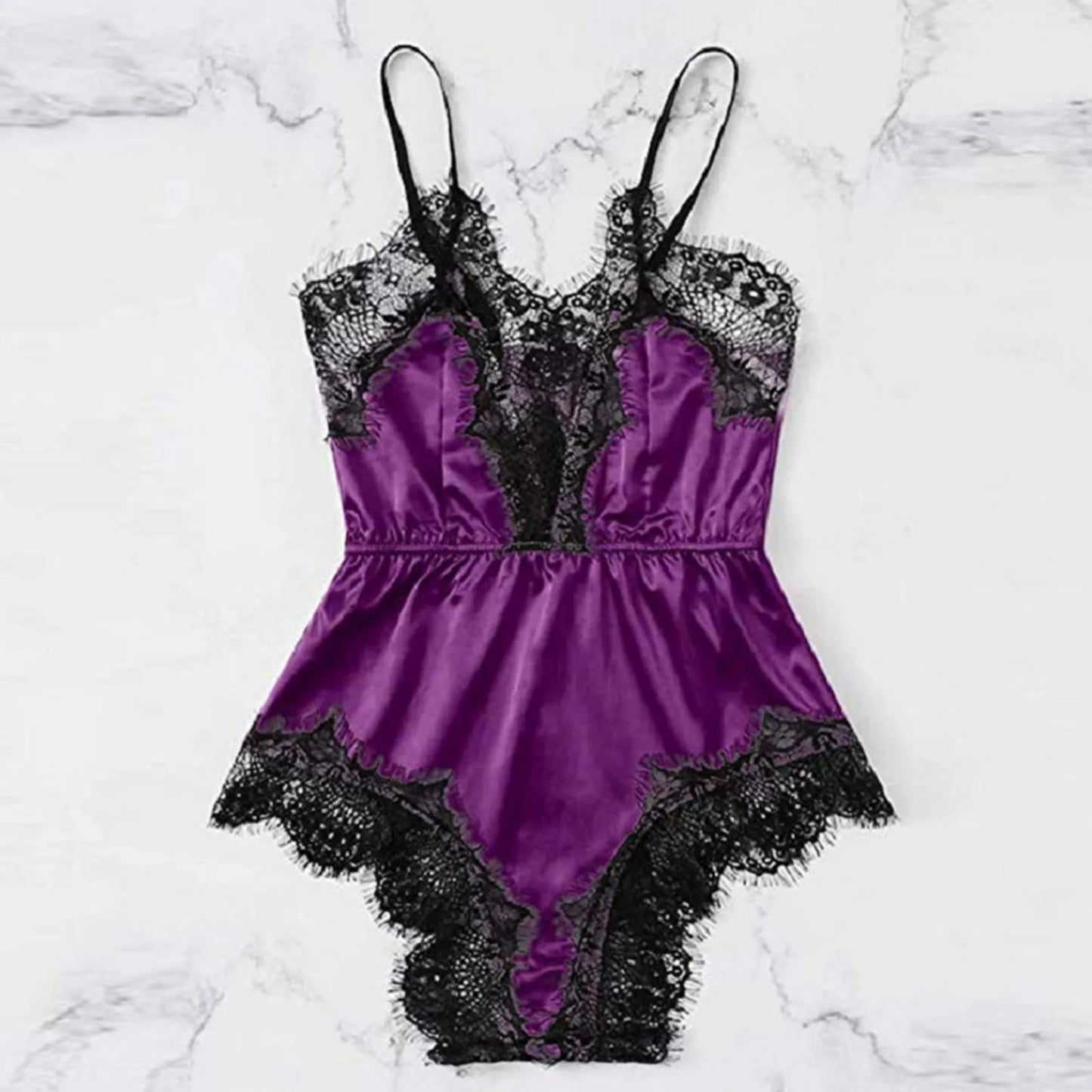 Women Sexy Lace Lingerie Bodysuit Nightwear
