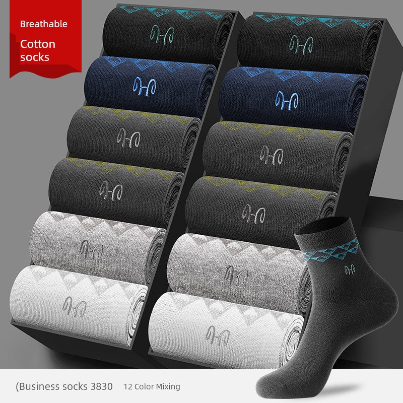 Pure Fresh Cotton Four Seasons Youth or Men's Socks