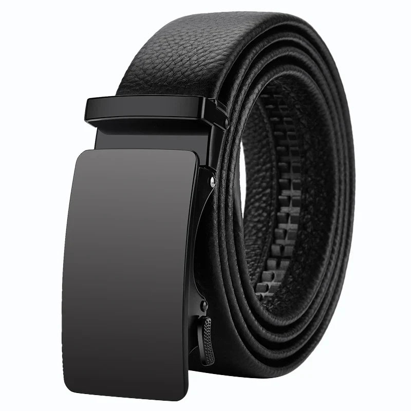 Men's Genuine Leather Belt Adjustable Waistband