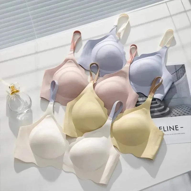 Women's Bra No Wire Pure Comfort Upper Support Sling Adjustable Back
