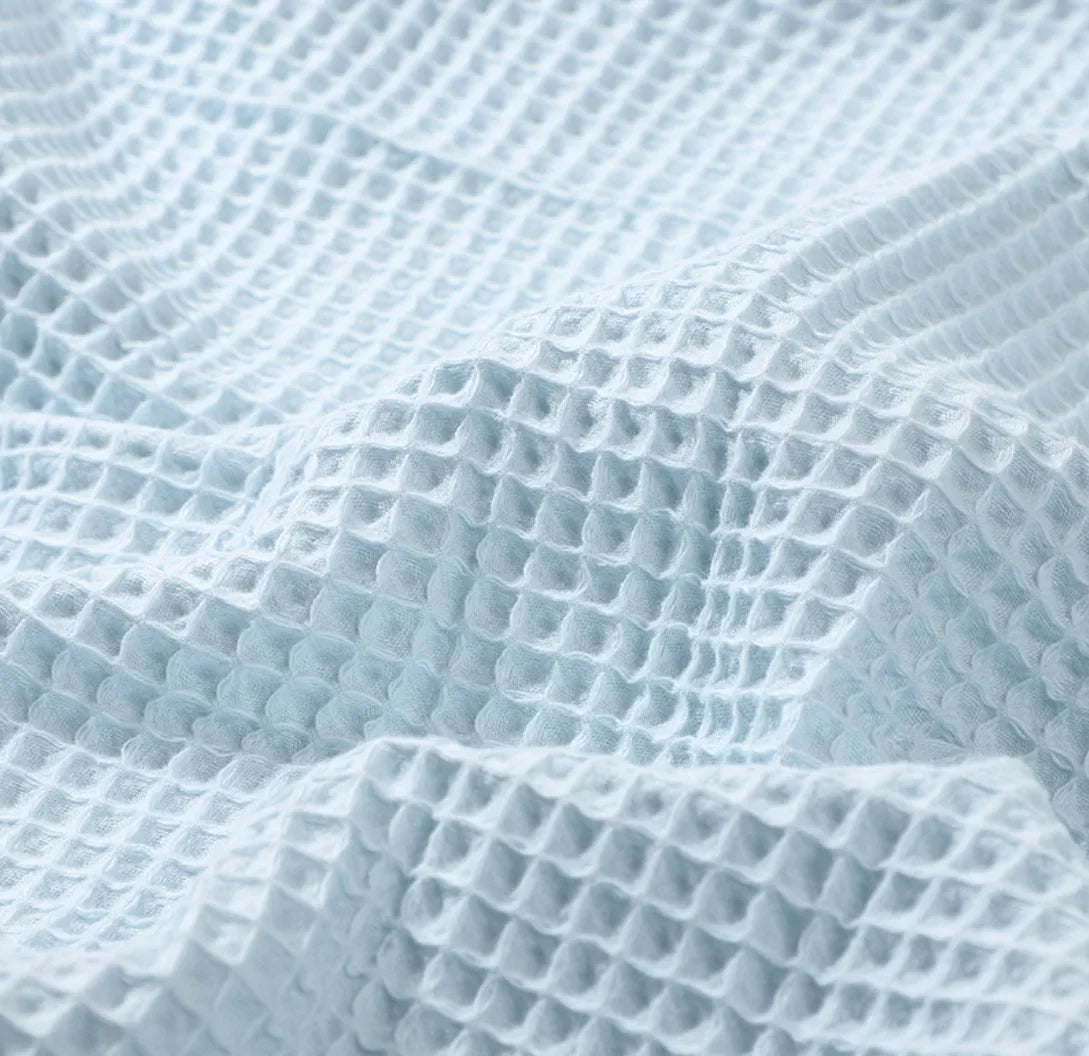 Newborn Baby Blanket for Girls Boys Swaddle Wrap Waffle Soft Cotton Soft Receiving Baby Blanket Toddler Crib Blanket Essentials Stuff